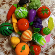 Отдается в дар Детский набор: овощи и фрукты