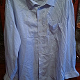 Отдается в дар Голубая рубашка большой размер, 60-62