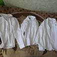 Отдается в дар Рубашки белые для мальчика