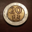 Отдается в дар Кения, 20 шиллингов, 2010.