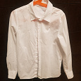 Отдается в дар Белая рубашка на мальчика H&M