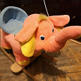 Отдается в дар Розовый слоник-качалка.