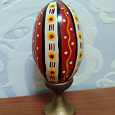Отдается в дар Яйцо деревянное расписное.