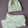 Отдается в дар Теплые шапка и шарф на зиму