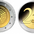 Отдается в дар Юбилейная монета Латвии (2015 г.)