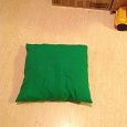 Отдается в дар Зеленая подушка из икеи