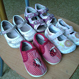 Отдается в дар 4 пары обуви для девочки