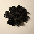 Отдается в дар Брошь — черный цветок