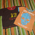 Отдается в дар Две футболки на рост 86 — 92