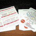 Отдается в дар календарик + схема метро 2011