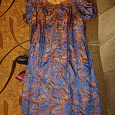 Отдается в дар Шикарное платье ретро 48-50 размер.