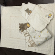 Отдается в дар Набор для детской кроватки ( бортики, одеяло, спальный мешок)