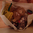 Отдается в дар мешок с игрушками-кошками
