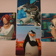 Отдается в дар Карточки с пингвинами из Мадагаскара