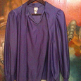 Отдается в дар Блузка женская фиолетовая, 50-52 размер