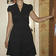 Отдается в дар Платье черного цвета 44 размер.
