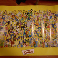 Отдается в дар Большой плакат The Simpsons