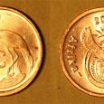 Отдается в дар монета 5 центов ЮАР