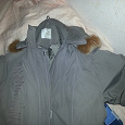 Отдается в дар Женская зимняя куртка оливкового цвета, размер 52-54