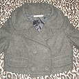 Отдается в дар Отличный укороченный шерстяной пиджак, размер 44-46.