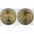 Отдается в дар Монета 50 евроцентов 2002 г.