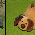 Отдается в дар Игрушки: крыска IKEA и собачка-брелок