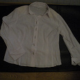 Отдается в дар Белая офисная блузка.