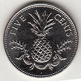 Отдается в дар Монета- 5 центов Багамские острова