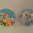 Отдается в дар DVD диски с мультфильмами Губка Боб и Король Лев