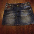 Отдается в дар Фирменная джинсовая мини юбка 42-44 размер