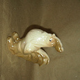 Отдается в дар сувенир керамический петушок бежевый (Славянская керамика)