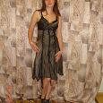 Отдается в дар Нарядное платье с черным кружевом в готическом стиле размер 44 или 10(несколько фото)