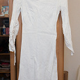 Отдается в дар белое хлопковое платье-туника 42-44