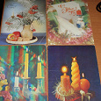 Отдается в дар Листівки/открытки радянські — фотокомпозиції новорічні
