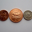 Отдается в дар Маленький набор монет Гернси.