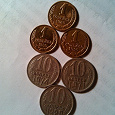 Отдается в дар накопилось несколько монеток времен Советского Союза