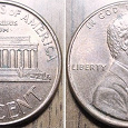 Отдается в дар Монета. 1 цент США.