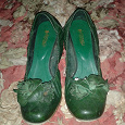 Отдается в дар Туфли зеленые 40 размера