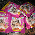 Отдается в дар корм для котят whiskas 6 шт.