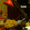 Отдается в дар настольная лампа советская