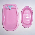 Отдается в дар 2 розовые ванночки-игрушки