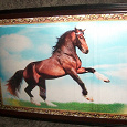 Отдается в дар Картина 3D «Лошади»
