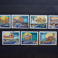 Отдается в дар Корабли, флот, река, мосты. Почтовые марки Венгрии. Дубль 2.