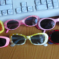 Отдается в дар Солнечные очки для девочек. 8 штук
