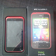 Отдается в дар Мобильный телефон HTC рабочий с битым экраном