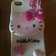 Отдается в дар Силиконовый чехол Hello Kitty на Iphone 5/5s