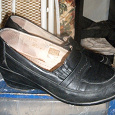 Отдается в дар Туфли черные, размер 40