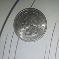 Отдается в дар Монета 25 центов Луизиана 2002