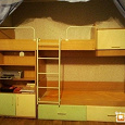 Отдается в дар Детская мебель — 2-х этажная кровать+стол+шкаф