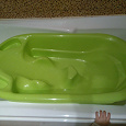 Отдается в дар Детская ванна и градусник для воды, весы детские.